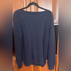 Tommy Hilfiger Cable Knit Boatneck Everyday Sweater Women